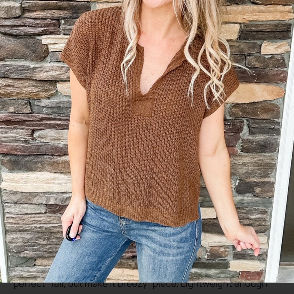 Chocolate Knit Pullover